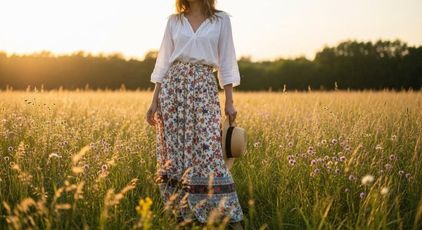 Tout sur la jupe femme style bohème : les tendances de la saison